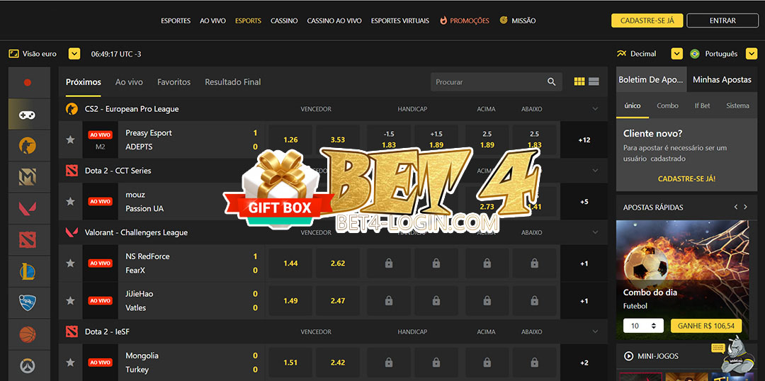 bet 4 Bônus