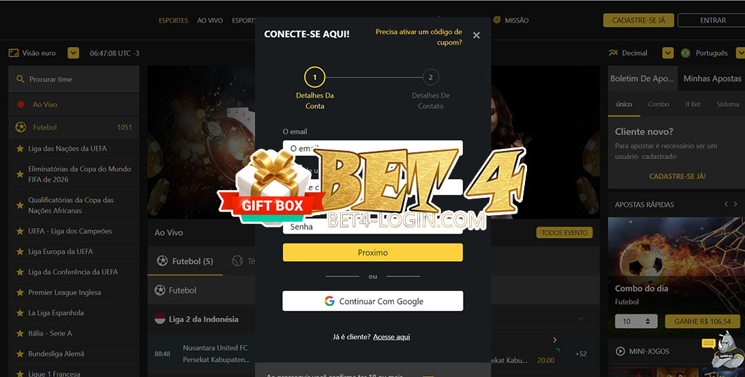 bet 4 registrar